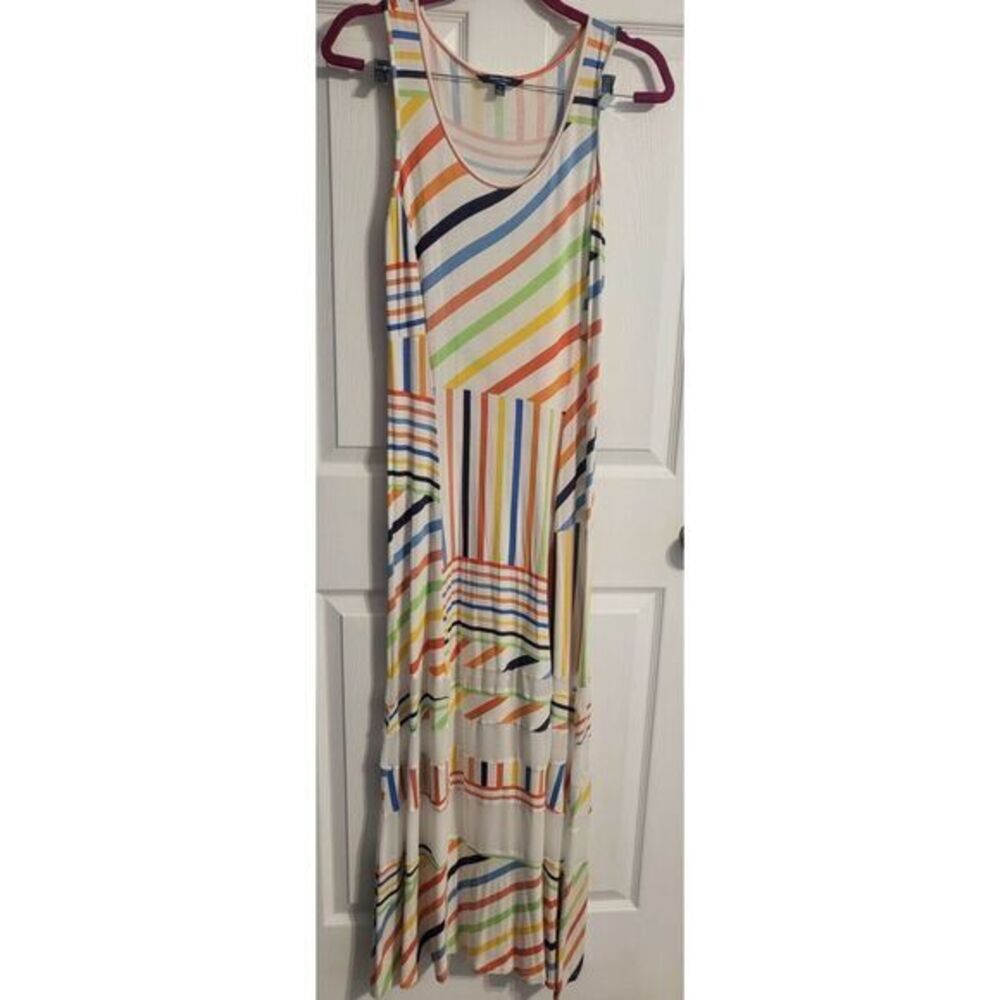 Peter Som Multicolor Striped Maxi Dress - Picture 10 of 11